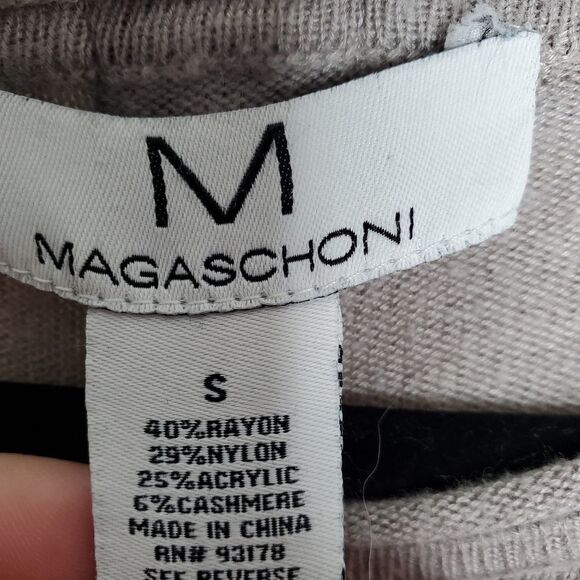 Magaschoni long length knit sweater cashmere blend small - Picture 4 of 8